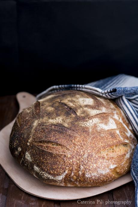 Pane a lievitazione naturale con farina Buratto