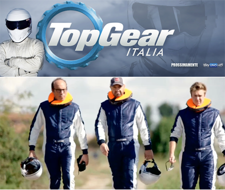 Il cast ufficiale di Top Gear Italia, in onda in primavera su Sky Uno