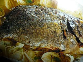 menu per le feste  - sarago arrosto con finocchi