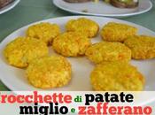 Crocchette patate, miglio zafferano