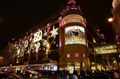 A picture taken on November 6, 2015 in Paris shows Printemps departement store illuminated for Christmas. AFP PHOTO / BERTRAND GUAY (Photo credit should read BERTRAND GUAY/AFP/Getty Images)