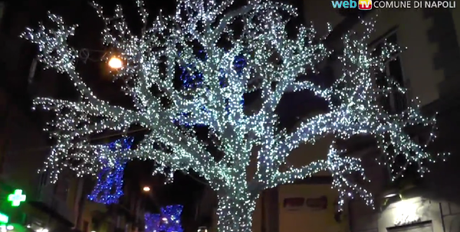 Luminarie di Napoli 2015 peppino di capri