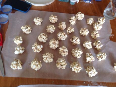 Popcorn glassati e cioccolatosi