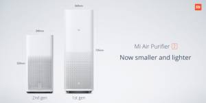 Xiaomi Mi Air Purifier 2 è ufficiale: più piccolo ma anche più efficiente della prima versione