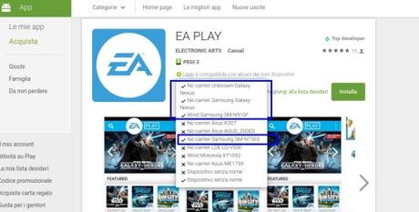 EA PLAY App Android su Google Play