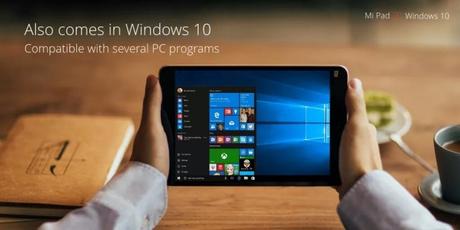 Xiaomi Mi Pad 2 Windows 10