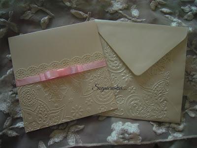 Partecipazioni matrimonio avorio e rosa pastello collezione Floreal e bigliettini bomboniera