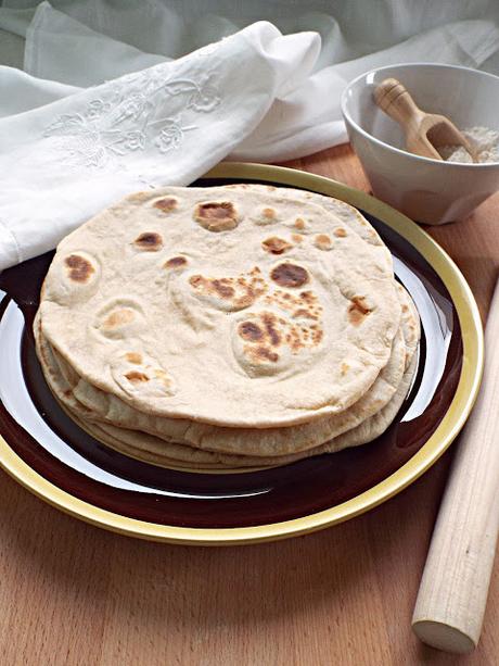 Piadine all'olio extra vergine d'oliva con lievito madre