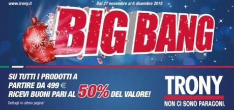 [Offerte] Trony partecipa al Black Friday con il Big Bang!