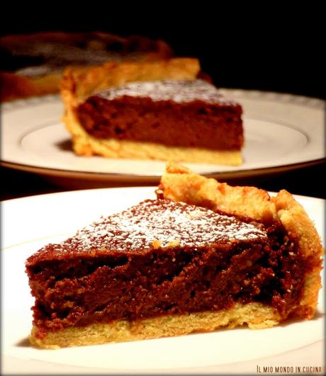 Crostata al cioccolato e cannella