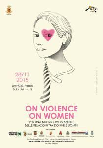 On violence on woman_locandina_on the road onlus_fermo 2015