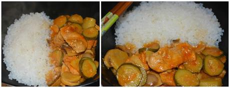 Shirataki di Riso con carne e verdure.