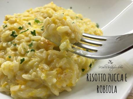 risotto zucca e robiola