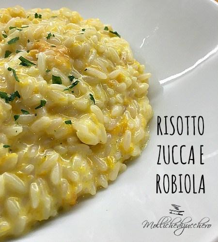 risotto zucca e robiola