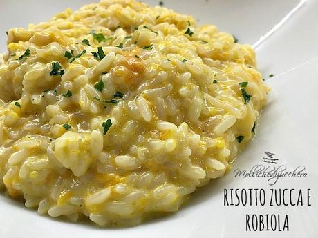 risotto zucca e robiola