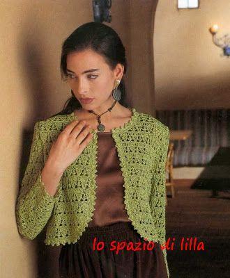 Collezione di bolero all'uncinetto con schemi / Crochet Bolero collection, with patterns