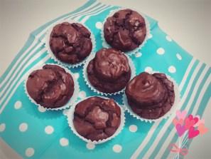 Muffin (senza glutine) al cacao e nocciole