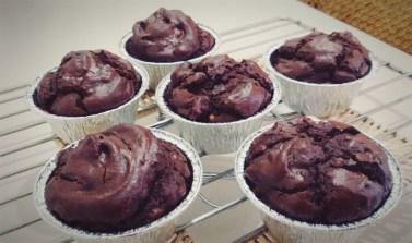 Muffin (senza glutine) al cacao e nocciole