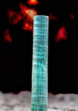 Pietre e cristalli, Tormalina blu e nera