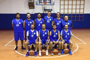 La squadra del Basket Verbano - In piedi da sinistra: Gianluca Tina, Mirko Viganò, Federico Marsico, Jacopo Lattuada, Andrea Pradella, Marco Rampon.  Seduti da sinistra: Andrea Carpanelli, Omar Valentini, Marco Caniato, Luca Gatti.