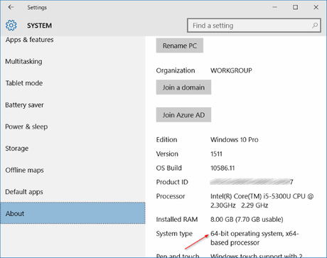 [Guida] Come controllare/verificare se il vostro Windows 10 in esecuzione è a 32-bit o 64-bit