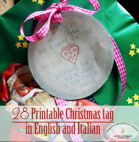 28 Printable Christmas tag