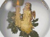 Schema punto croce: Pallina Natale_5 l'angelo