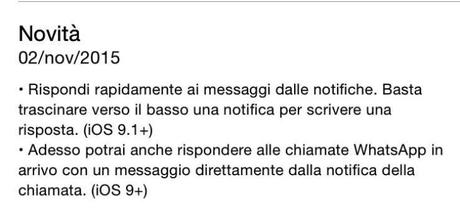 WhatsApp per iOS si aggiorna con alcune novità [Aggiornato x8 Vers. 2.12.12]
