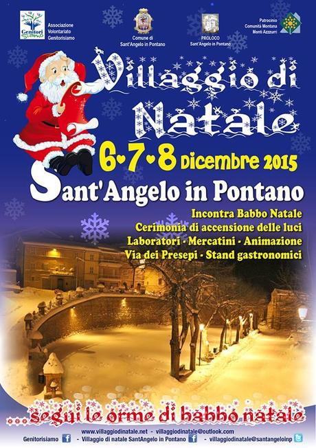 A S. Angelo in Pontano (Mc) arriva il Villaggio di Natale