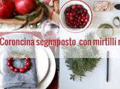 DIY: coroncina segnaposto mirtilli rossi