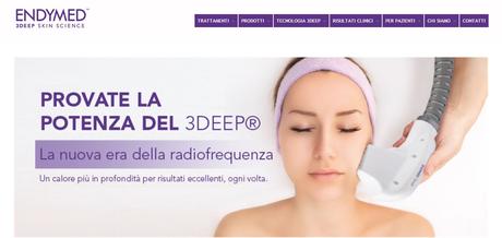 EndyMed Italia – Realizzazione sito web vetrina, benessere, bellezza e medici estetici