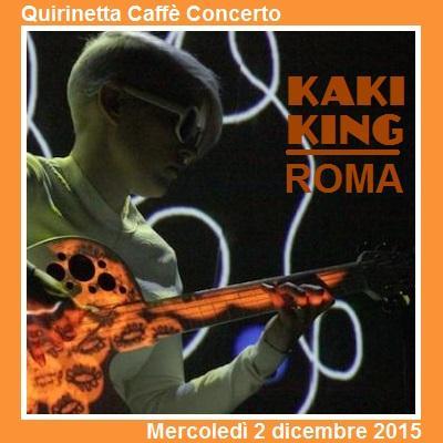 Roma, Quirinetta: Kaki King in concerto il 2 dicembre 2015