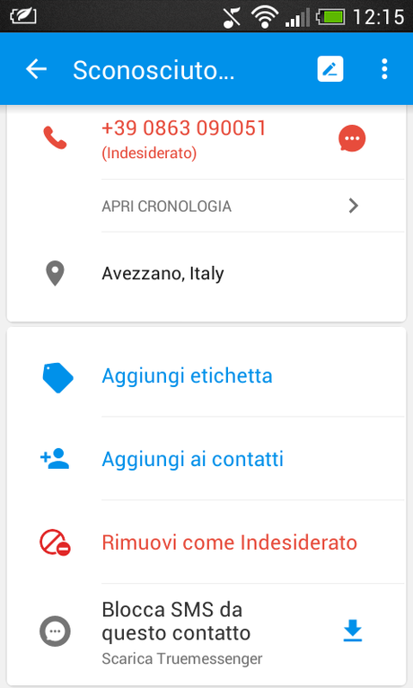 Cooperazione tellows: protezione da numeri indesiderati con l’app Truecaller