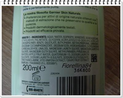 Latte detergente idratante all'estratto di uva purificante - Garnier