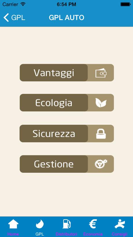 gpl auto casa app: calcolare i consumi di GPL