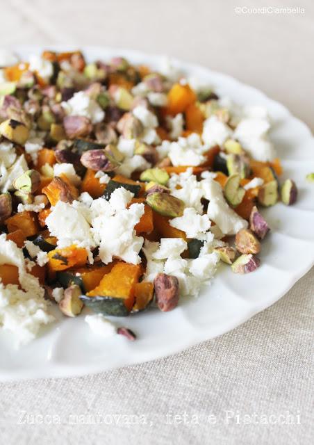 Zucca Mantovana, Feta e Pistacchi Tostati