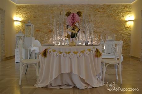 Allestimento Compleanno Minnie Rosa e Oro