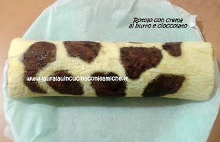 ROTOLO ZEBRATO CON CREMA AL BURRO E CIOCCOLATO (Bimby) - LAURA LAU