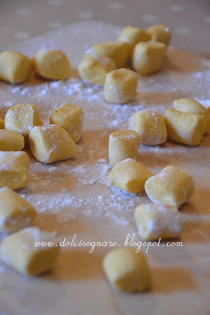 Gnocchi di zucca e ricotta