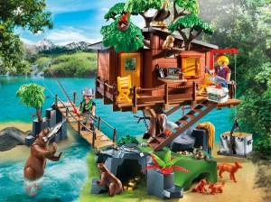 casa sull'albero playmobil