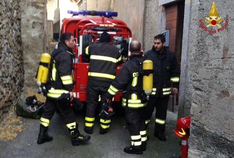 Brissago Valtravaglia, incendio