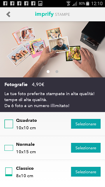 Imprify® l'app facile per stampare le vostre foto!