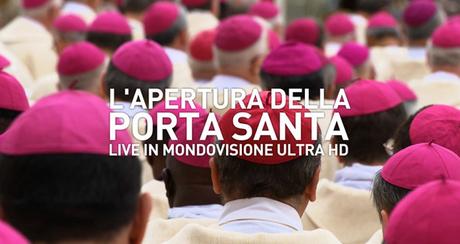 Tre satelliti Eutelsat per la prima diretta mondiale in Ultra HD per l'apertura della Porta Santa