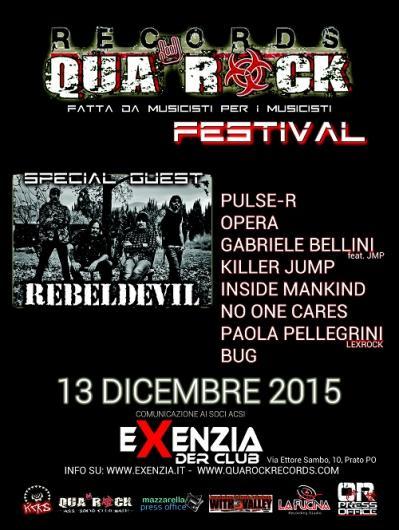 QuaRockRecords Festival il 13 Dicembre all`Exenzia Rock Club