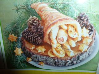 ricette di natale - cornucopia di pasta sfoglia