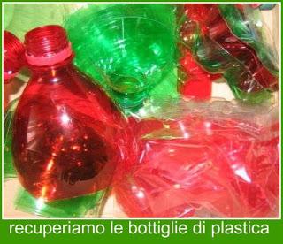 Addobbi in plastica riciclata,semplici semplici-ALBERELLI.STELLE DI NATALE