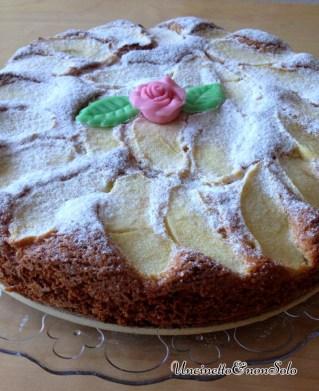 Torta di mele, uvetta e cannella