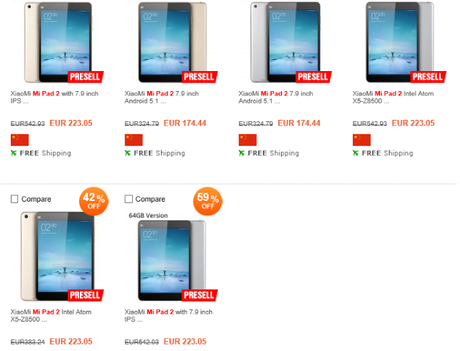 Prezzo dello Xiaomi Mi Pad 2: ecco la migliore offerta