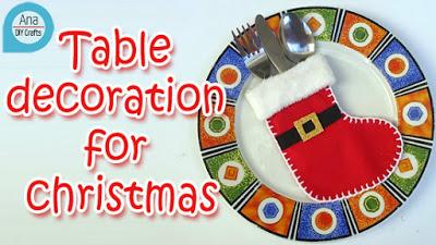 [Video] Portaposate per la tavola di Natale con cartamodello.