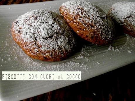 Biscotti con cuore al cocco e Ringraziamento
